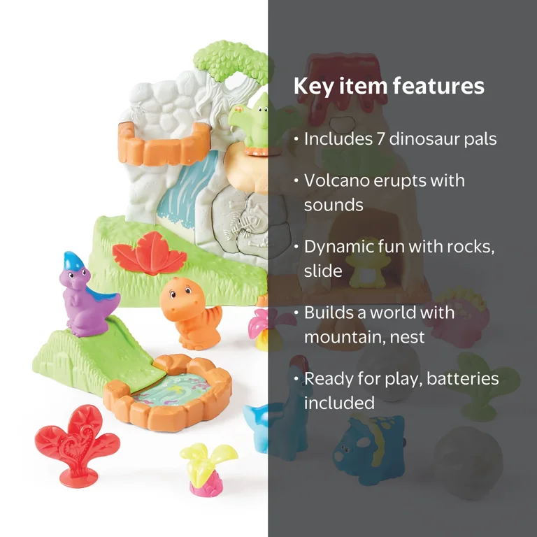 Kidoozie Volcano Valley Playset - Spark Sensory and Imaginative