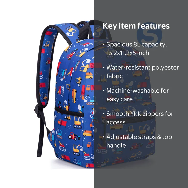 2 lit backpack kid Lion with Rein | Toddler Backpacks ready storage for preschool Bentgo Kids Prints 2 in