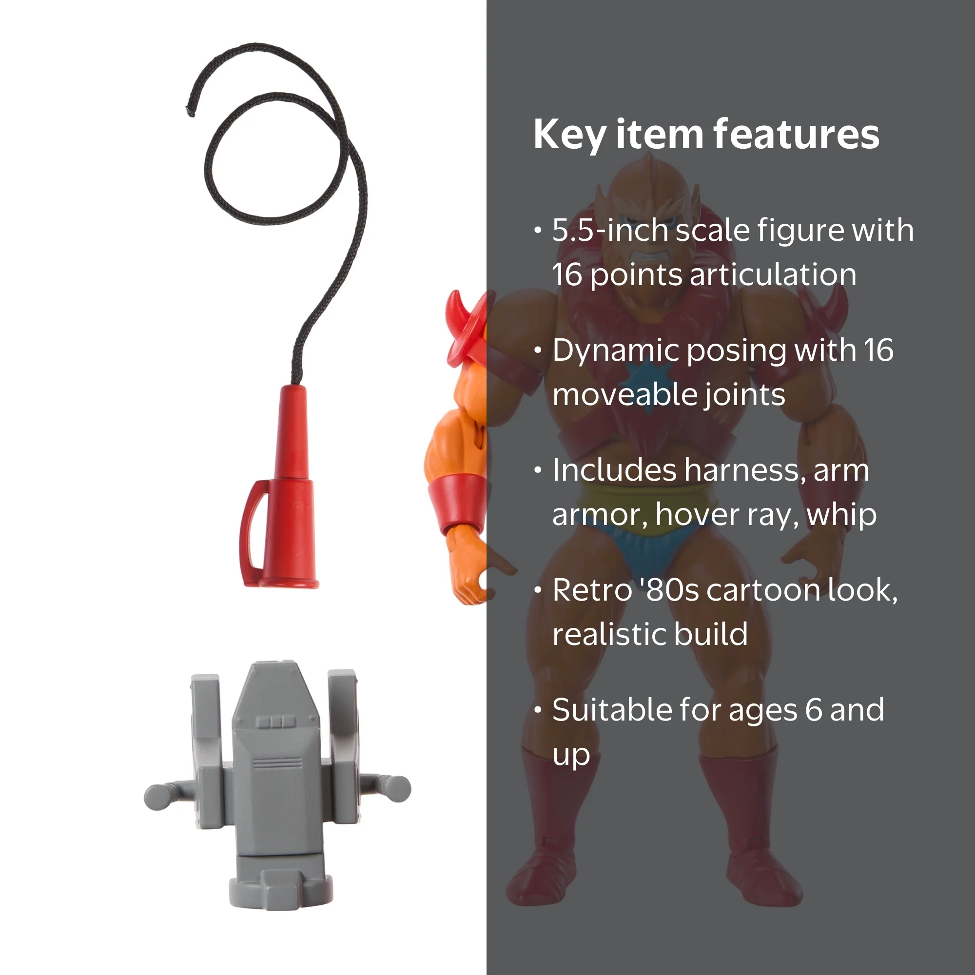 MOTU Retro Play Masters of the Universe Origins Beast Man Action