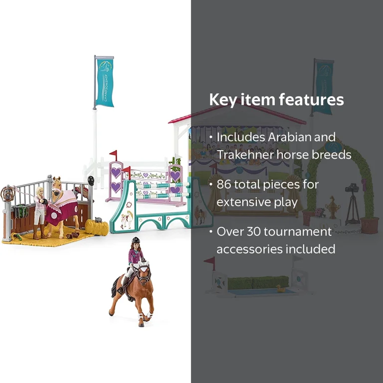 Schleich, Horse Club, Friendship Horse Tournament, 86 pcs