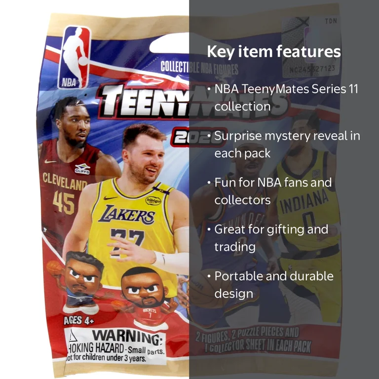 Party Animal, NBA TeenyMates Basketball Series 11 Mystery Pack