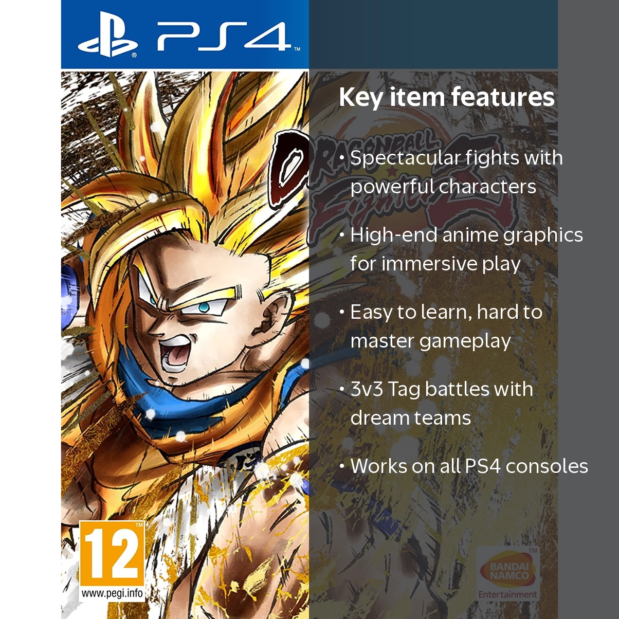 Dragon Ball FighterZ (Playstation 4 / PS4) True Power Knows No