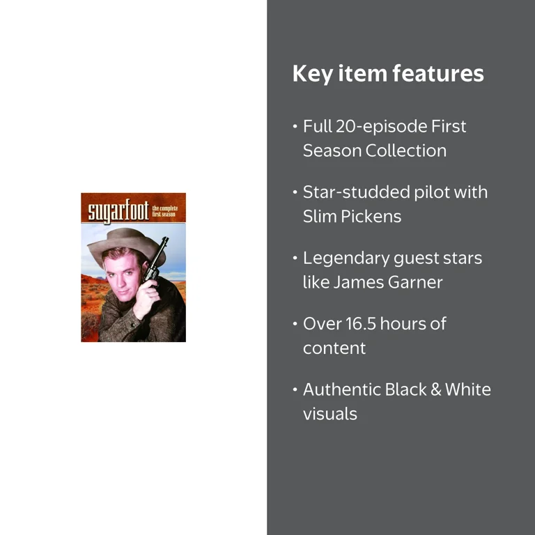 その他 Sugarfoot: The Complete First Season [DVD] Sugarfoot: The Complete First Season - Walmart.com