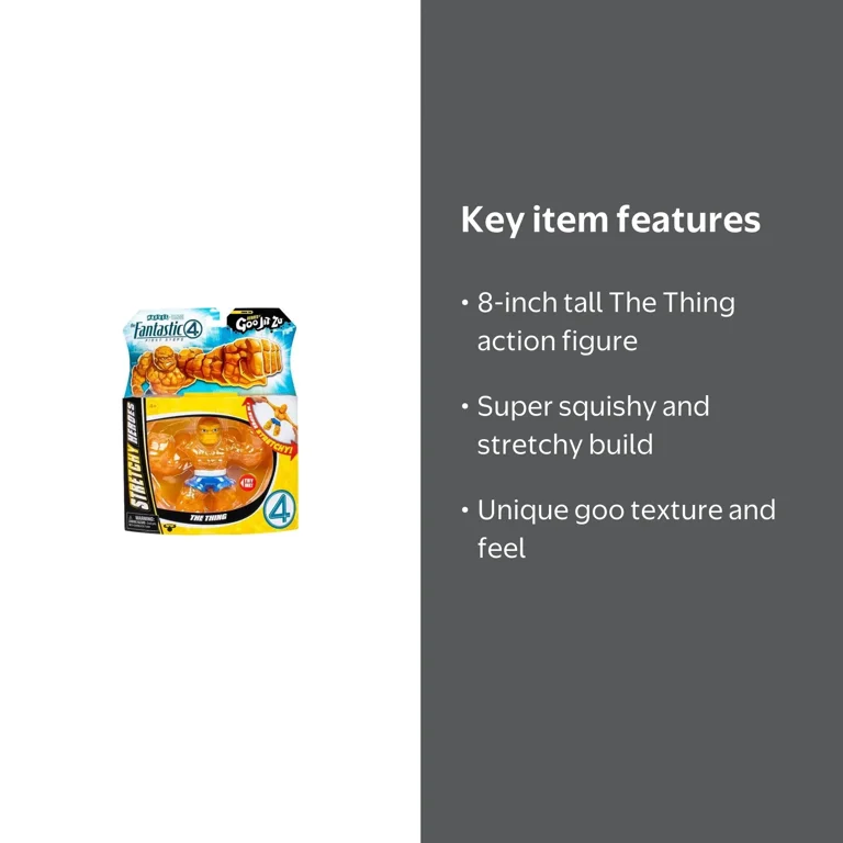 Heroes of Goo Jit Zu Fantastic Four The Thing Action Figure