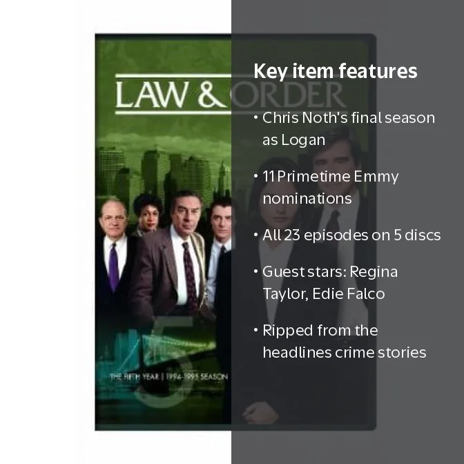 Law & Order: The Fifth Year - Walmart.com