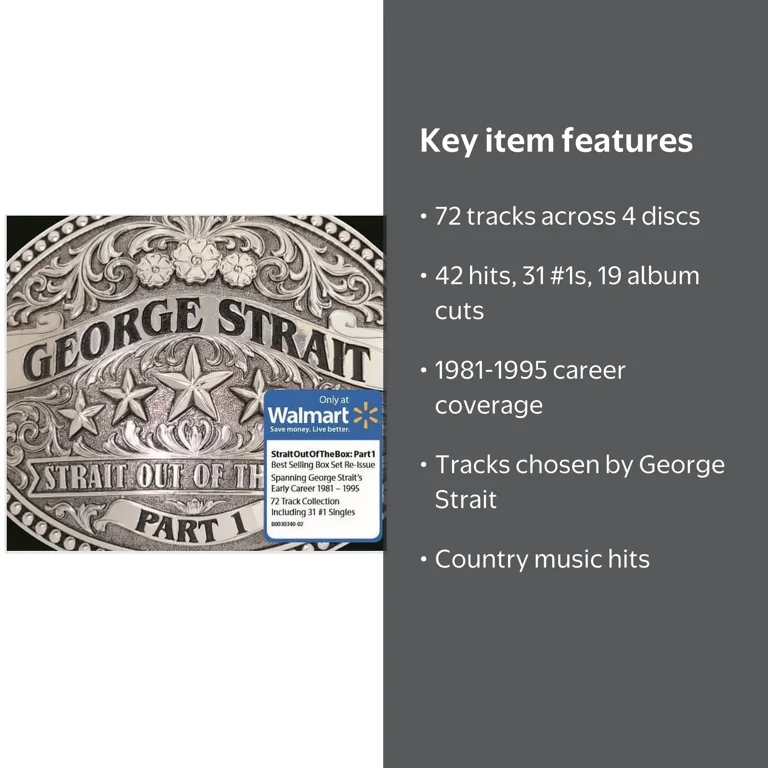 George Strait - Strait Out Of The Box, Part 1 - Music