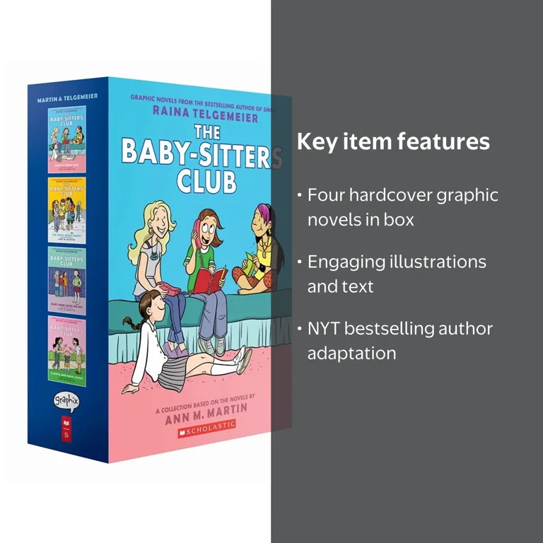 The Baby-Sitters Club #1-4 Graphic Novel Box Set, Hardcover