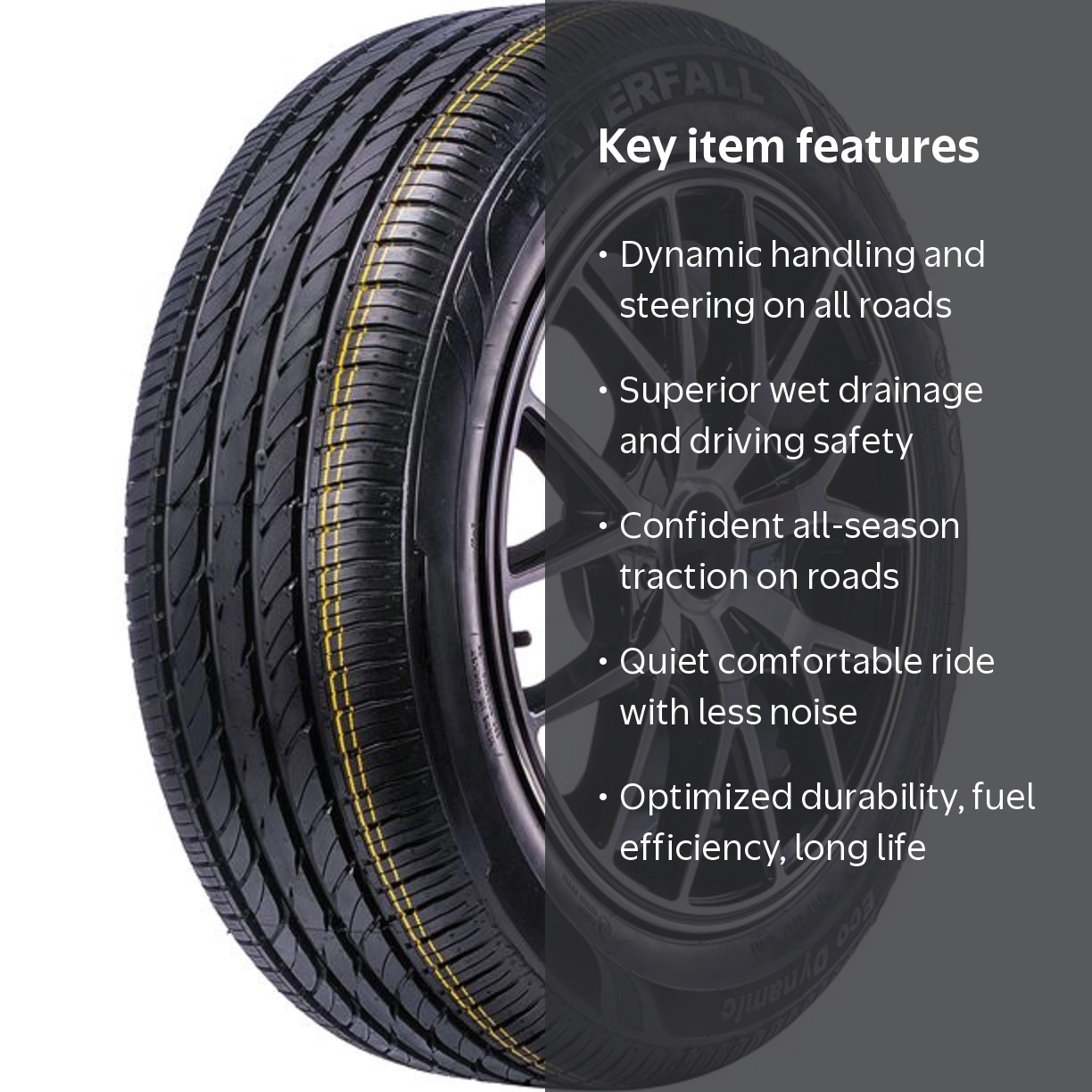 Waterfall All-Season Eco Dynamic 225/45R17 94W XL Passenger Tire