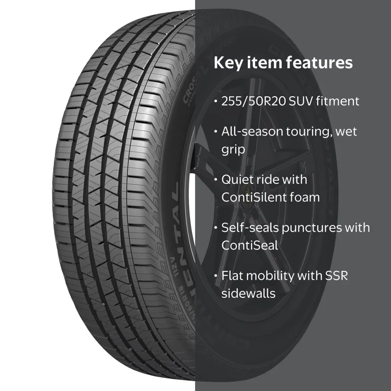 255/50R20コンチネンタルCrossContactRX 4本セット Continental CrossContact LX Sport 255/50R20 105T BSW All Season