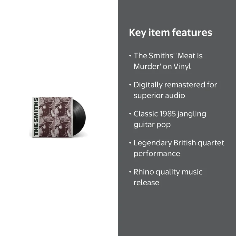 The Smiths - Meat Is Murder (Remastered) - Vinyl LP Music