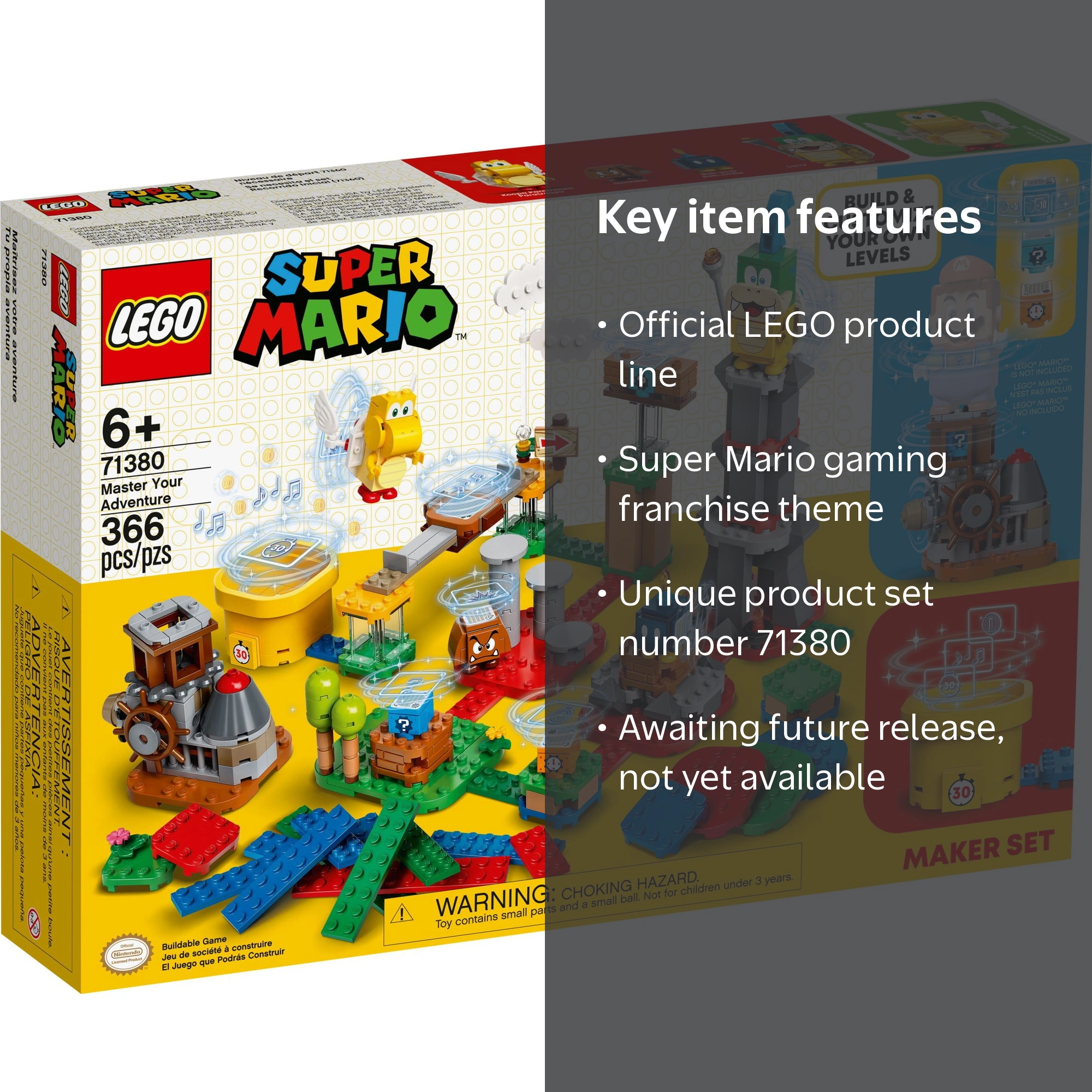 LEGO, Super Mario Toy Set, 71380, No additional details available