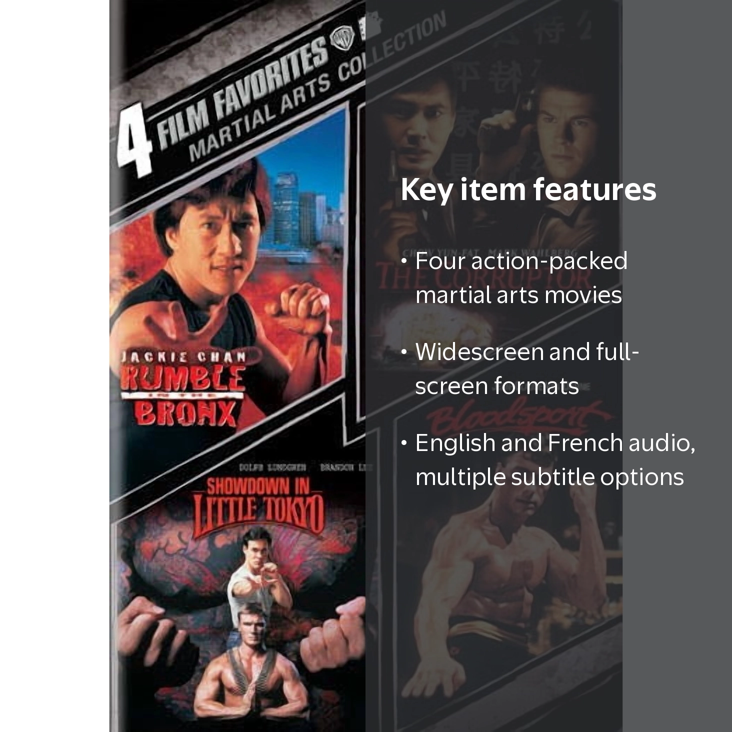 Warner Home Video: Jackie Chan 4 Film Favorites - Martial Arts Warner Home Video: Jackie Chan 4 Film Favorites - Martial Arts