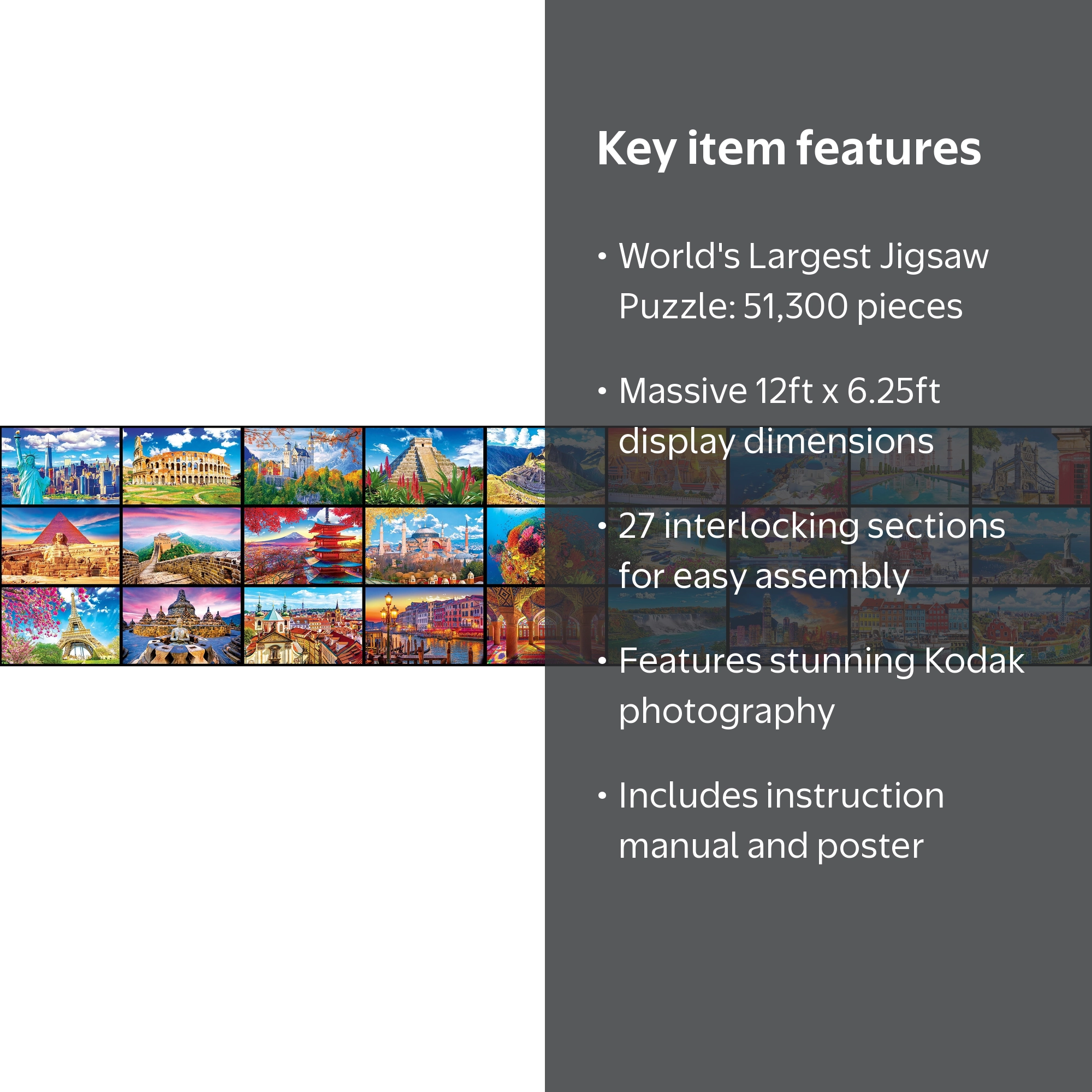 Cra-Z-Art Kodak World's Largest Adult Jigsaw Puzzle - 51,300