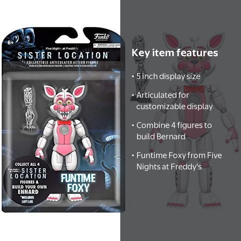 Funko Five Nights At Freddy's (FNAF) - Fun Time Foxy - 5