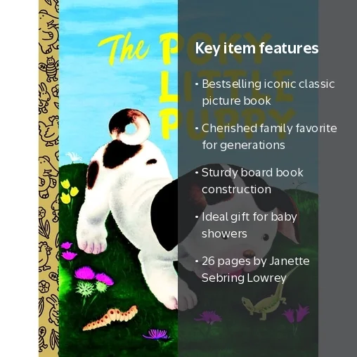 Little Golden Book: The Poky Little Puppy (Reprint)(Board Book