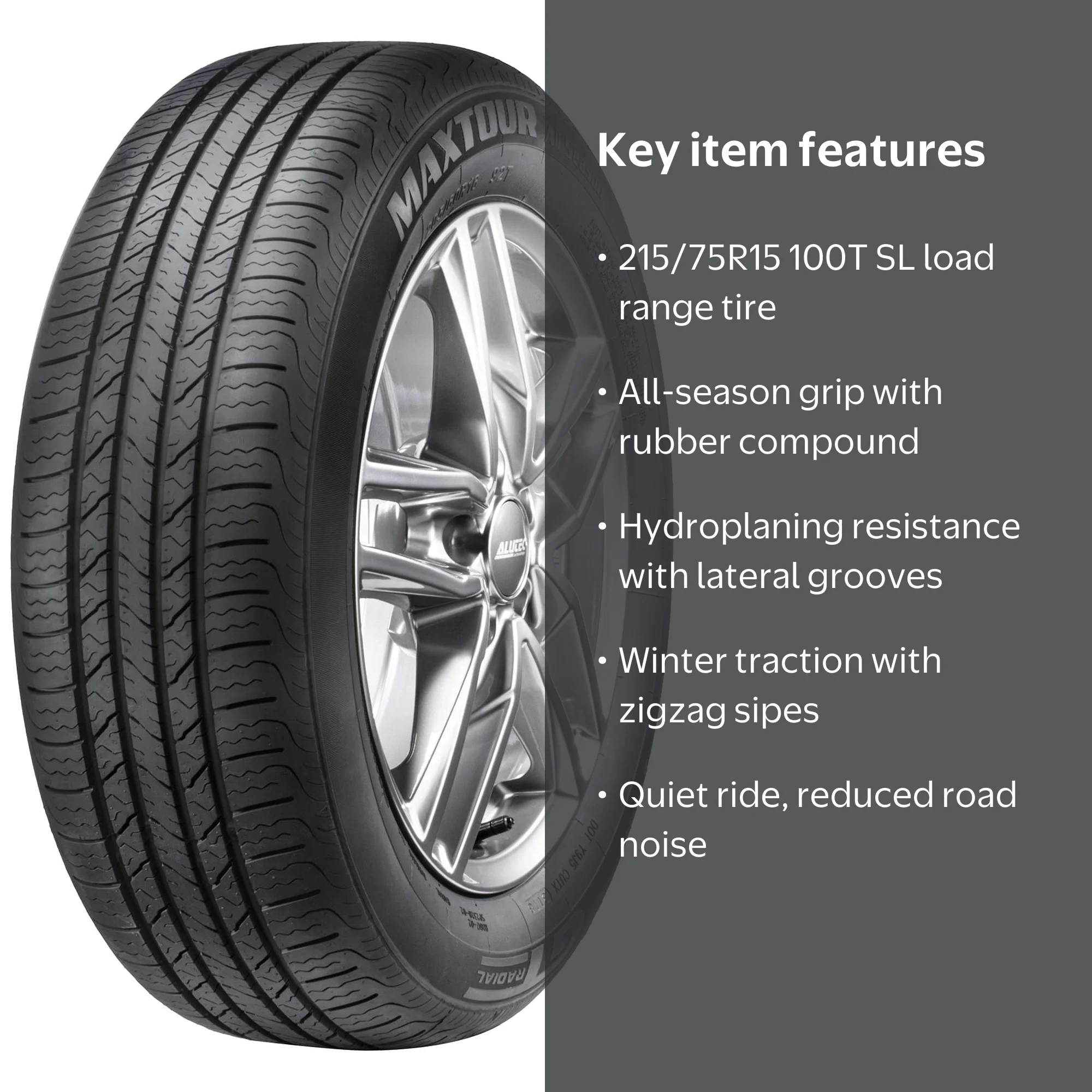 GT Radial Maxtour All Season Tire 215/75R15 100T - Walmart.com