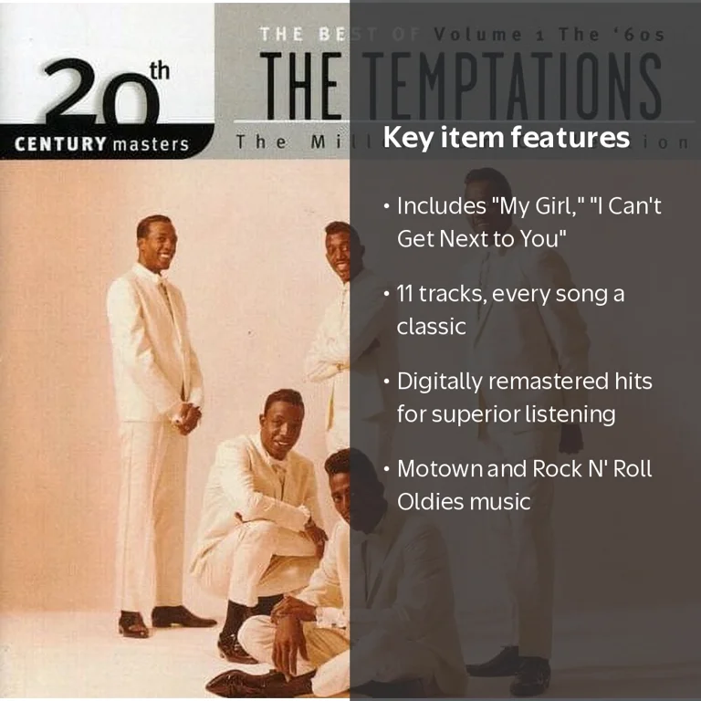 The Temptations - 20th Century Masters - Music & Performance - CD
