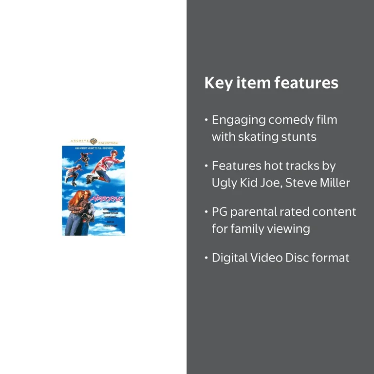 Warner Archives Airborne Comedy DVD - Surfer Dude Mitchell