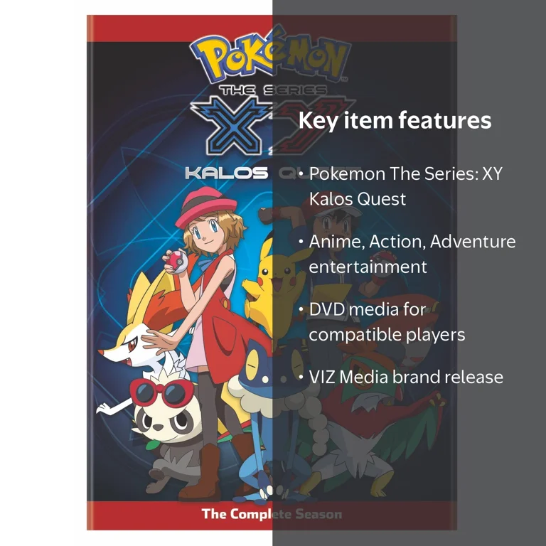 悠*沙様 ポケットモンスター ウルトラムーン、サン、アルファサファイア、X、Y SDS, Pokemon The Series XY Kalos Quest DVD, Complete Season, Anime