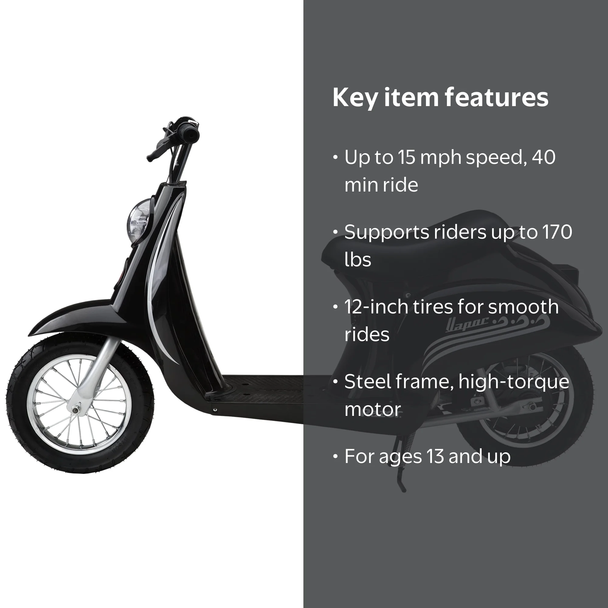 Razor Pocket Mod Euro-Style Motorized 24-Volt Electric Powered