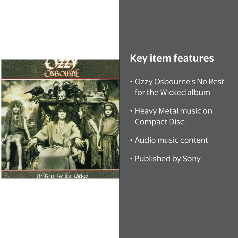Ozzy Osbourne - No Rest for the Wicked - Music & Performance - CD