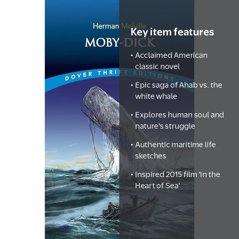 Dover Thrift Editions: Classic Novels Moby-Dick, (Paperback