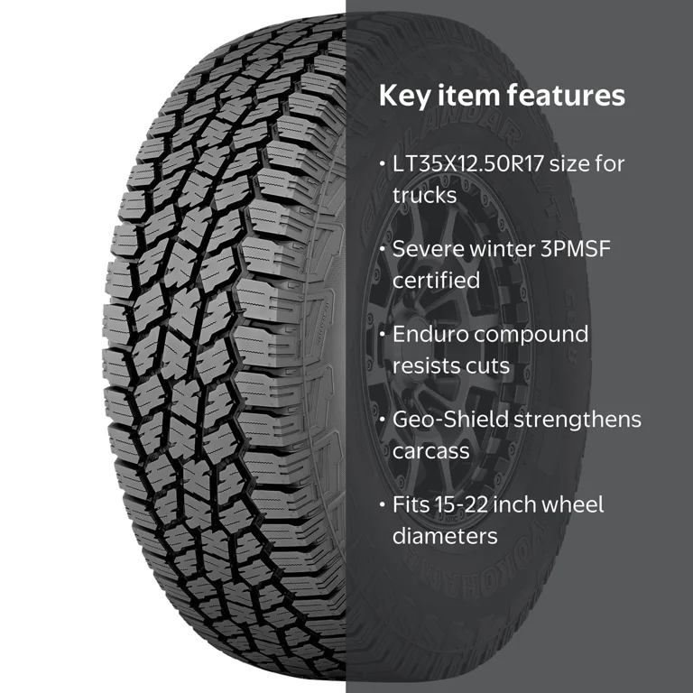 Yokohama Geolandar A/T4 G018 All Terrain LT35X12.50R17 125R E