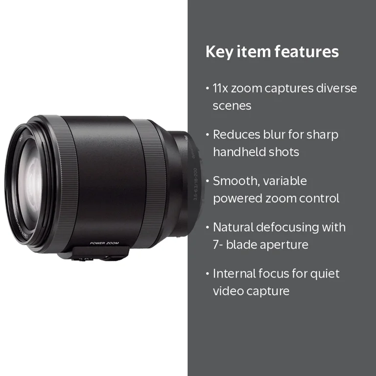 Pre-Owned SELP18200 E PZ 18-200mm F3.5-6.3 OSS E-mount Power Zoom