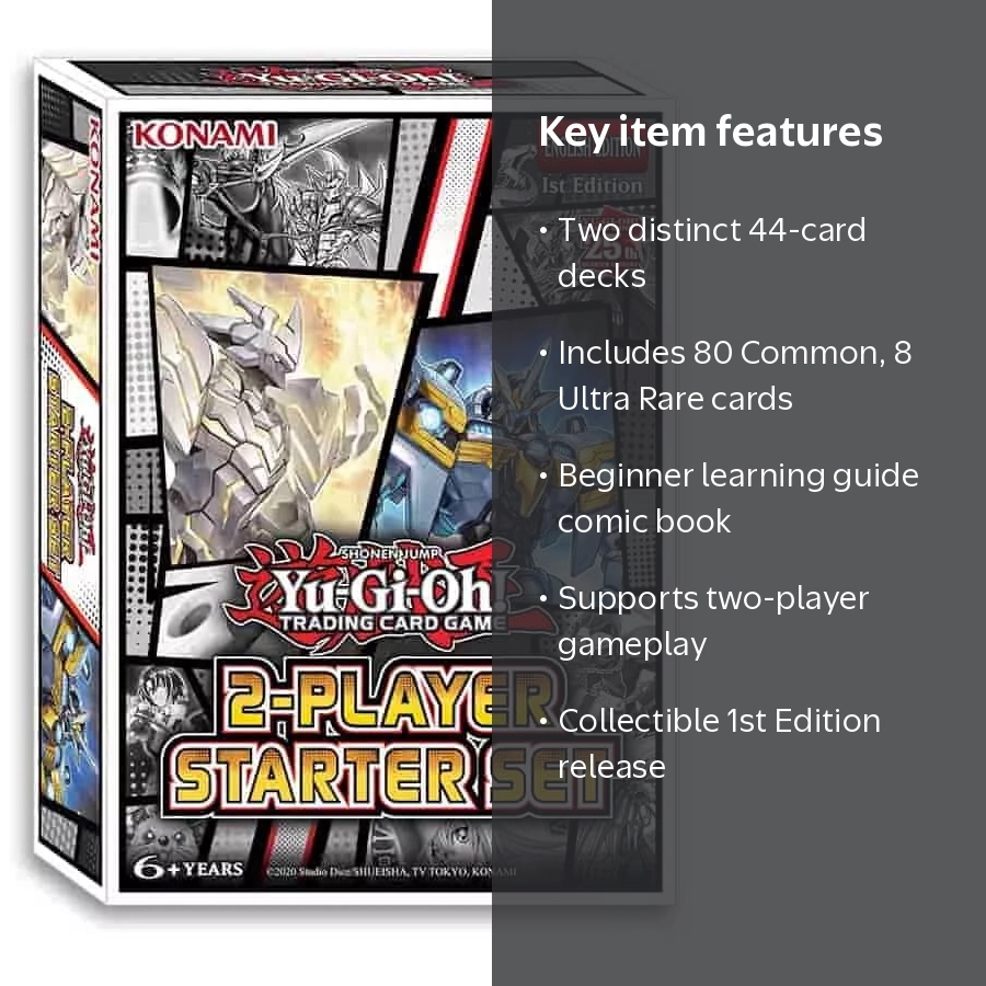 Konami, Yu-Gi-Oh! 2-Player Starter Set, English Edition - Walmart.com