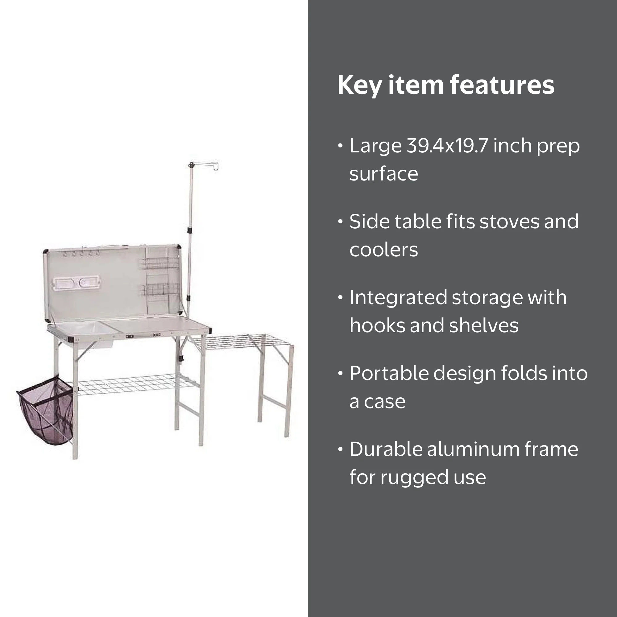 Coleman Camping Table, Silver - Walmart.com