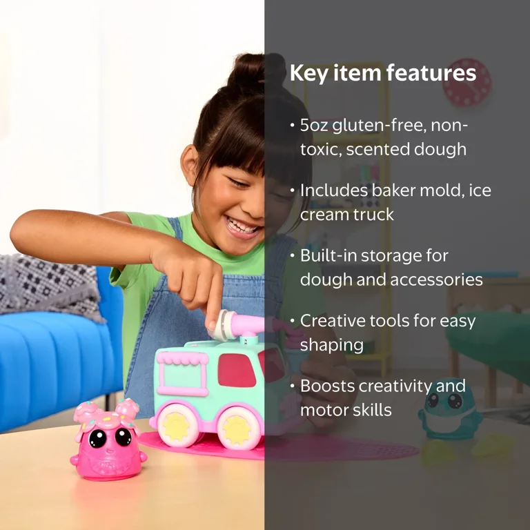 DohKins, Ice Cream Truck & Baker, Scented Dough, Ages 3+ - Walmart.com