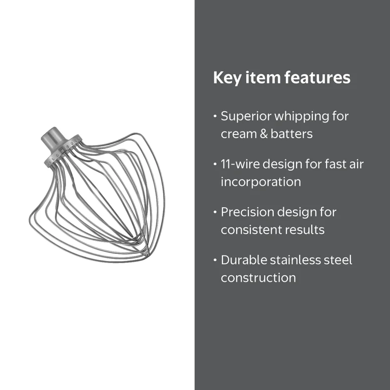 KitchenAid, Stand Mixer Attachment, KN211WW, Stainless Steel
