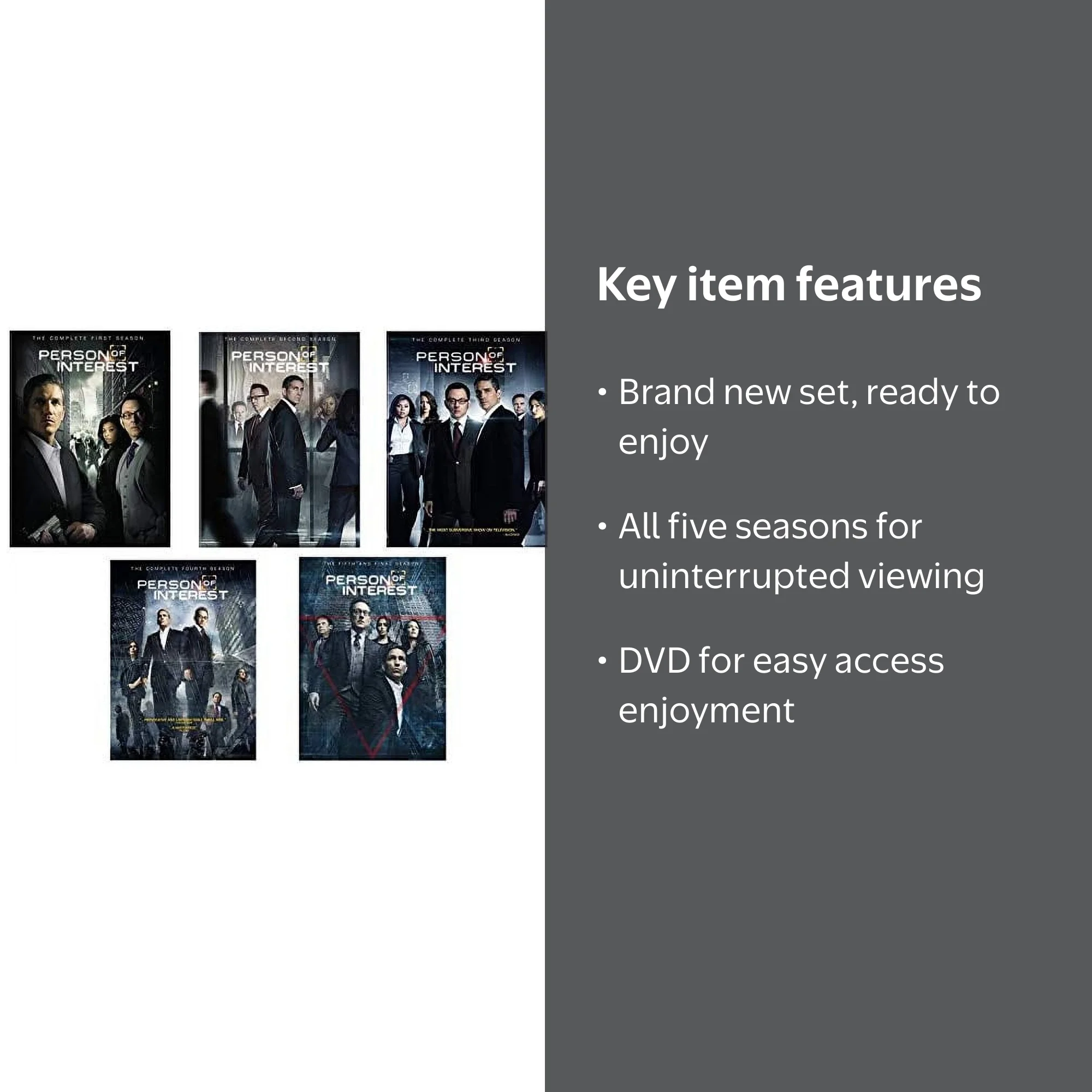 Brand New Set - Person of Interest: Complete Series Seasons 1-5