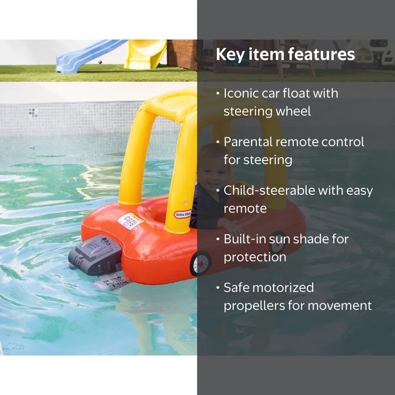 Little Tikes Motorized Cozy Coupe Kids Ride Toy Baby Boat