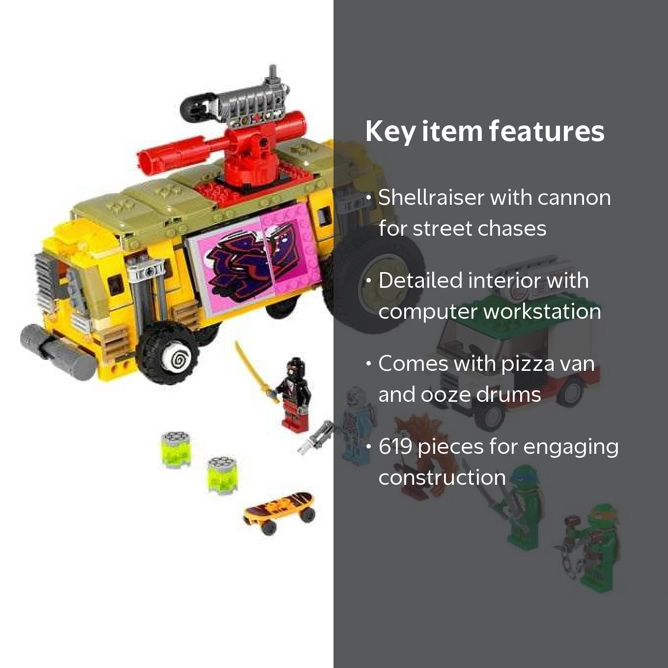 LEGO Teenage Mutant Ninja Turtles Shellraiser Street Chase w