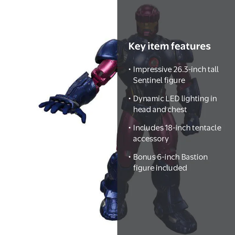 Marvel Legends Sentinel & Bastion Action Figure Set with LED