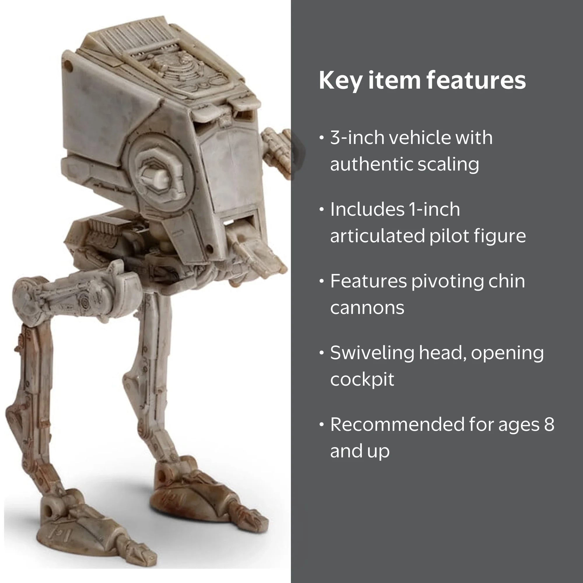 Star Wars Micro Galaxy AT-ST Light Armor Class with Detailed 3