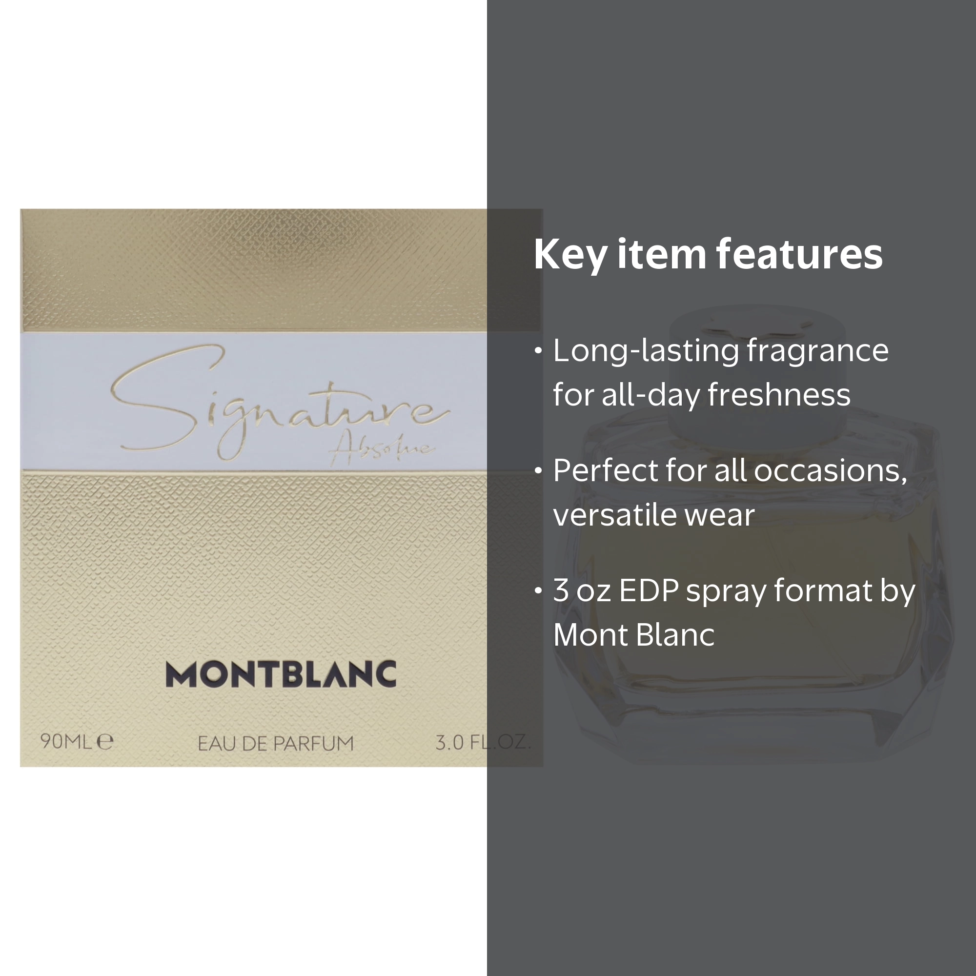 Montblanc, Signature Absolue, 3 oz EDP Spray, Amber Floral