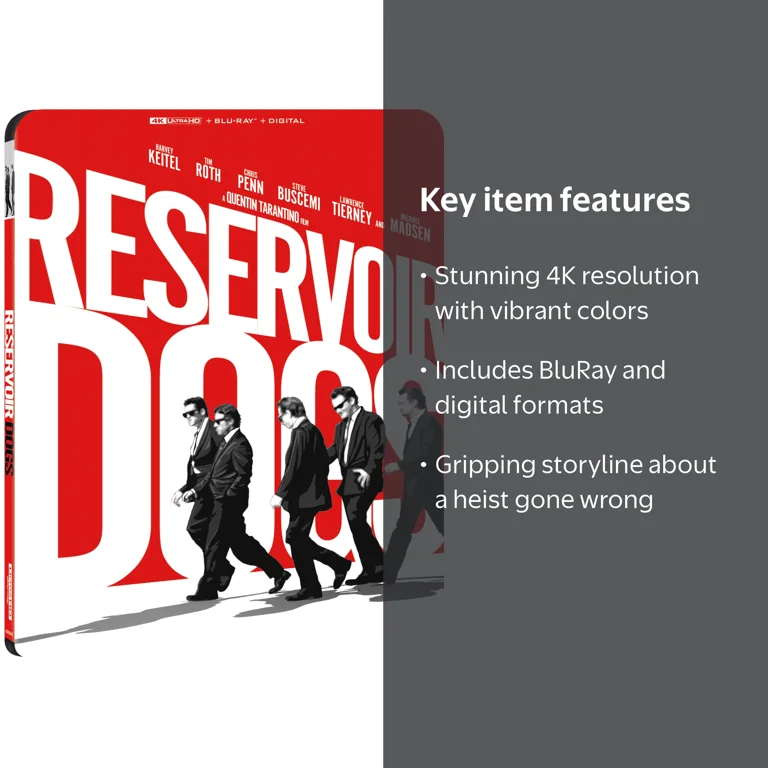 Reservoir Dogs (4K Ultra HD Blu-Ray, Digital) (Standard Edition