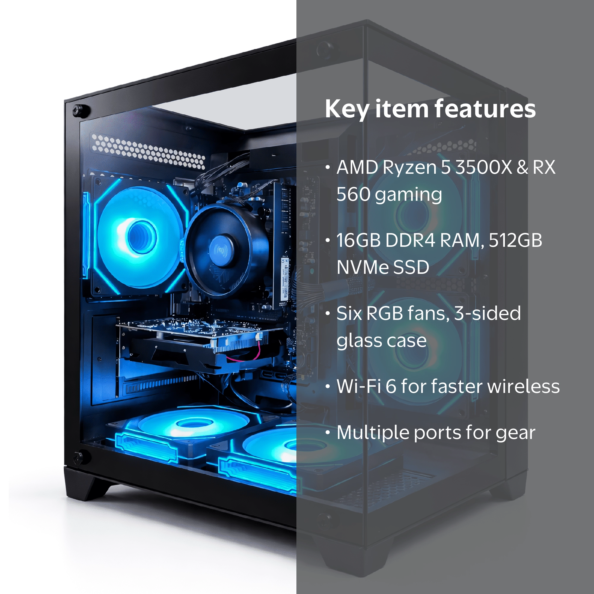 ゲーミングPC Ryzen5 3500 RX570 16GB 7万円台で6コアの時代！Ryzen 5 3500で作る真・ハイコスパゲーミングPC