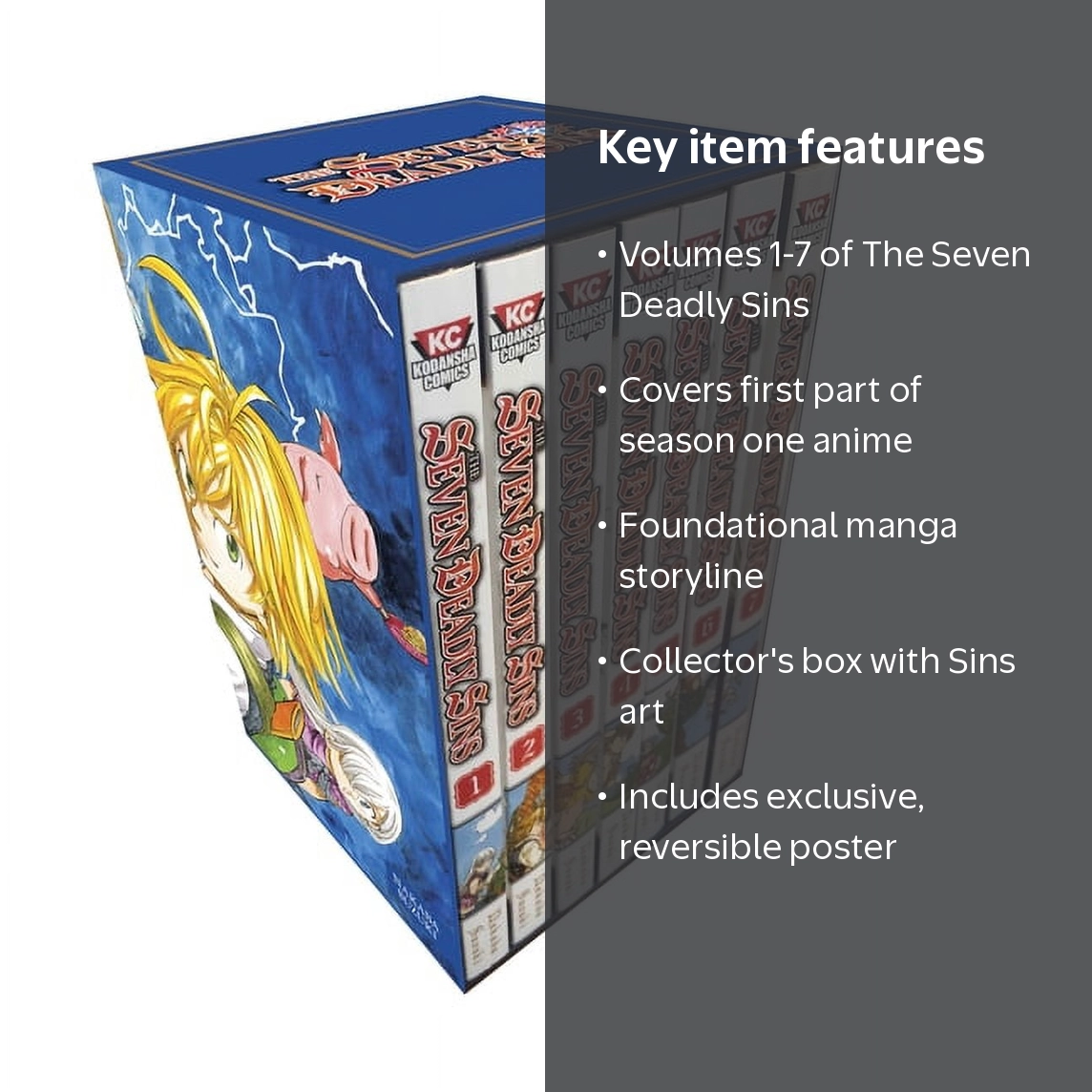 Nakaba Suzuki, Manga Box Set, 1-7 Volumes, Includes Exclusive