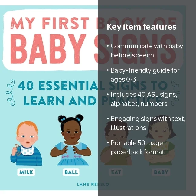 Lane Rebelo, My First Book of Baby Signs, 40 Essential Signs