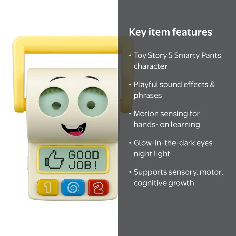 Disney Pixar Toy Story 5 Smarty Pants Interactive Sound Toy, Silly