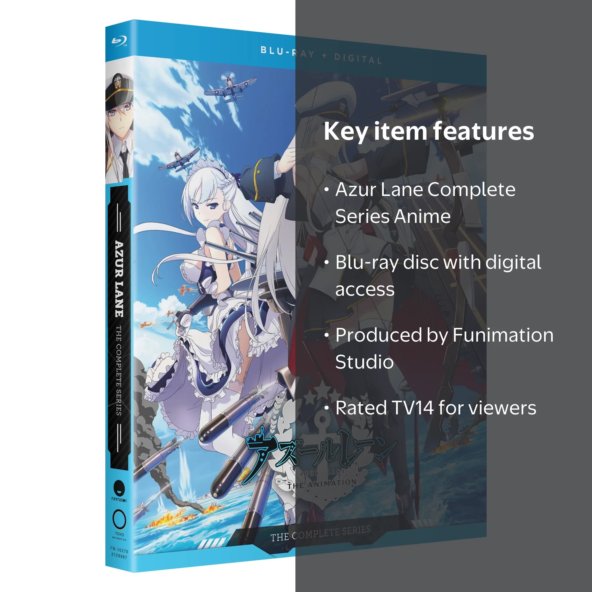 Funimation Prod Azur Lane: Complete Series - Anime, Blu-ray +