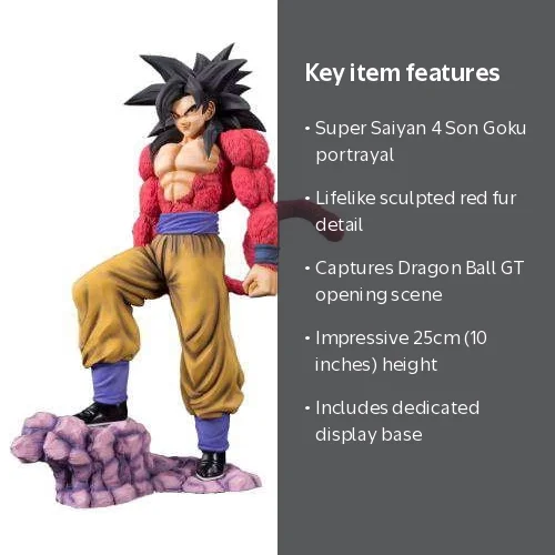S.H.Figuarts, Dragon Ball GT Super Saiyan 4 Son Goku, Red, 10