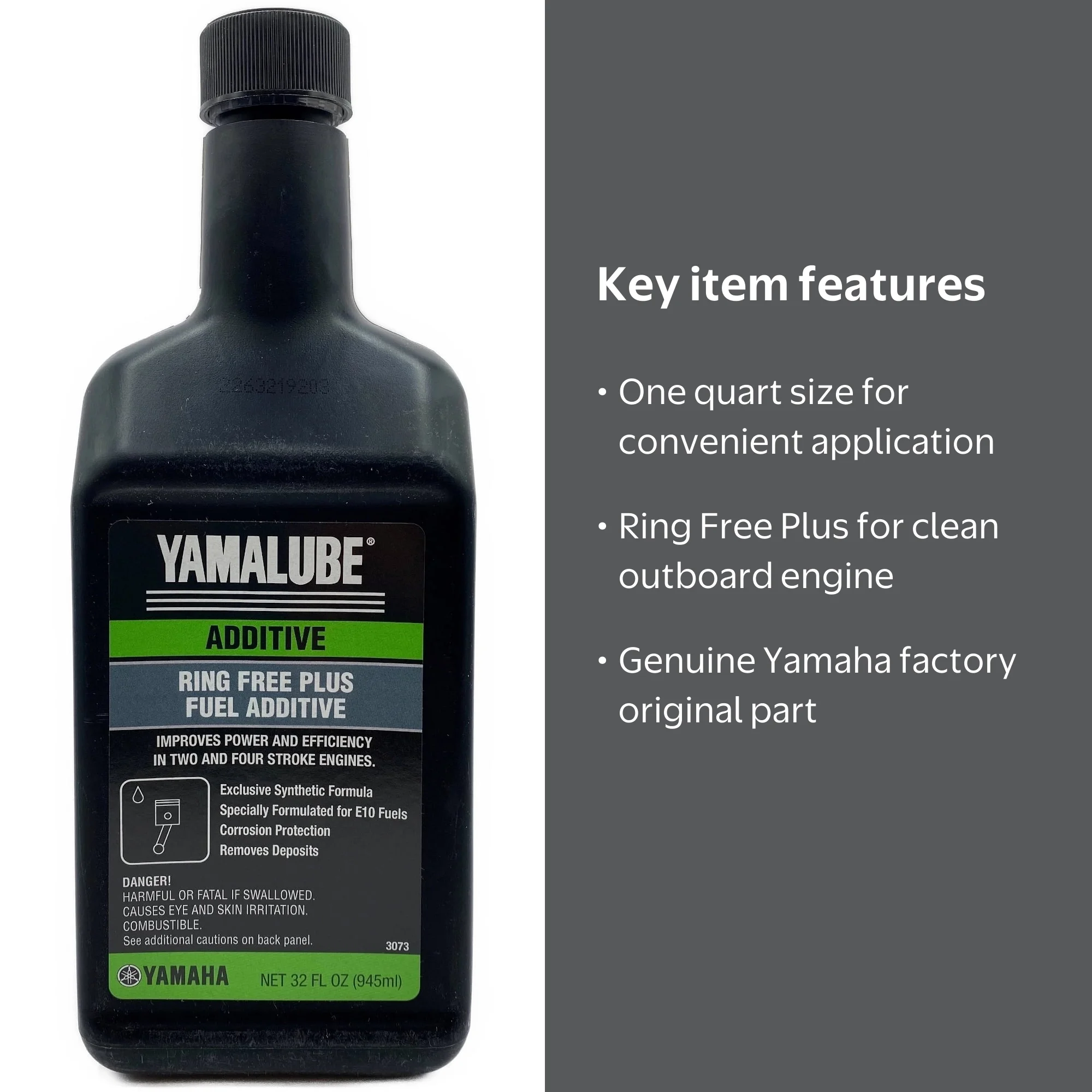 Yamaha Marine, Outboard Fuel Additive, Ring Free Plus Qt - Walmart.com