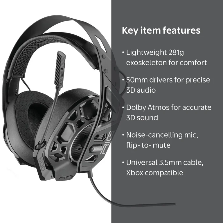 RIG 500 PRO HX Gen 2 Wired Xbox Gaming Headset 3D Audio - Walmart.com