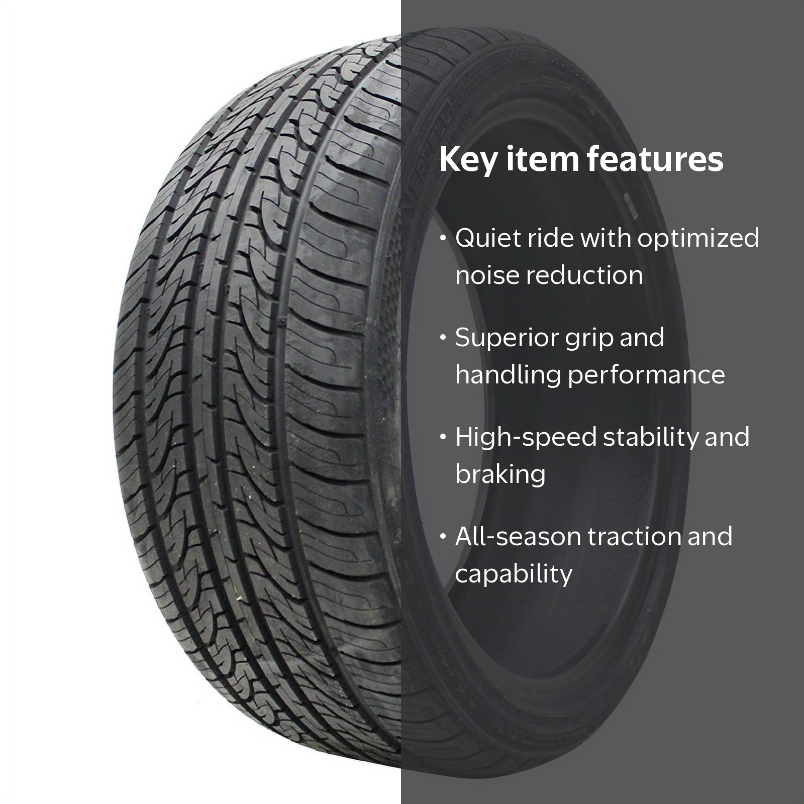 Vercelli Strada II All Season Tire, 245/40ZR18 97W XL, Passenger