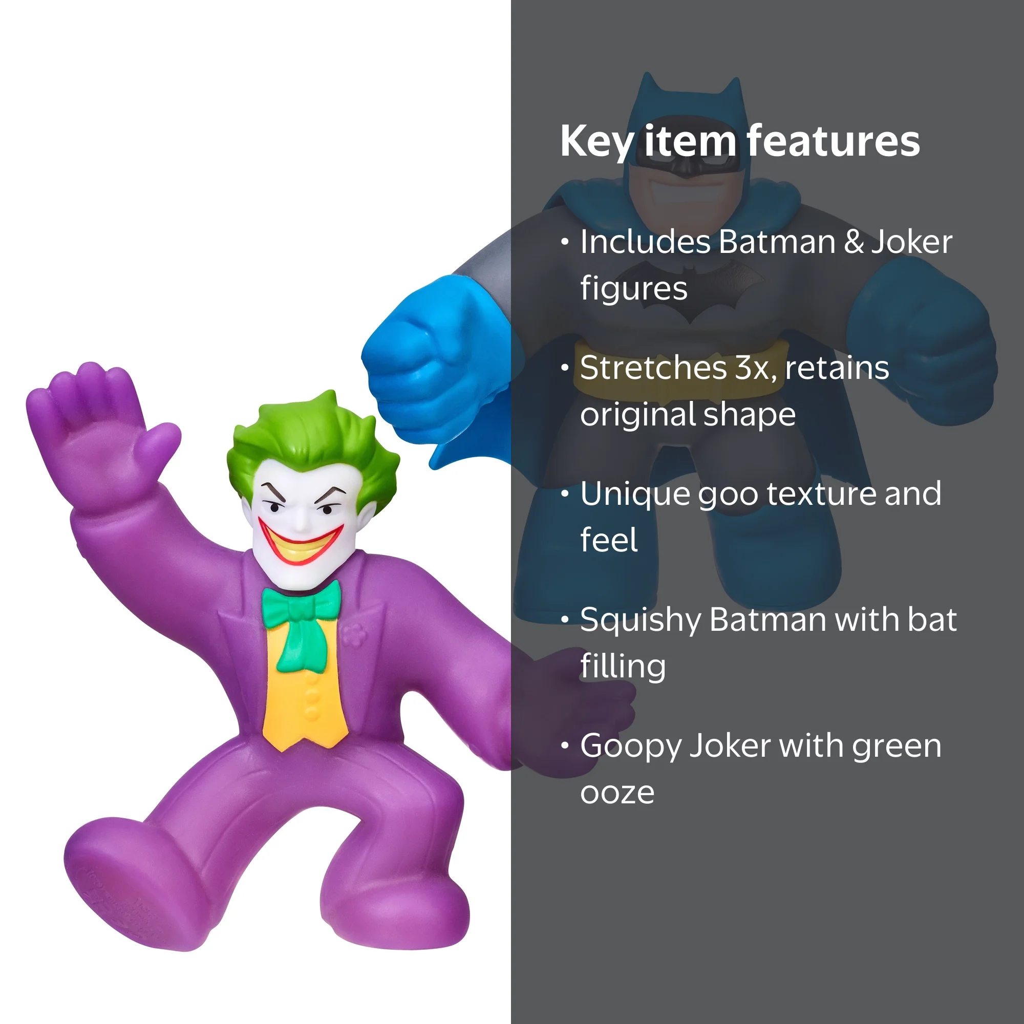 Heroes of Goo Jit Zu DC Versus Pack - 2 Pack Batman vs Joker