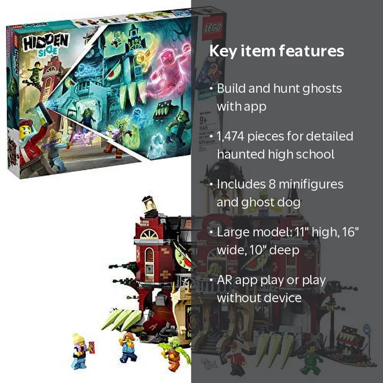 LEGO Hidden Side Newbury Haunted High School 70425 - Walmart.com